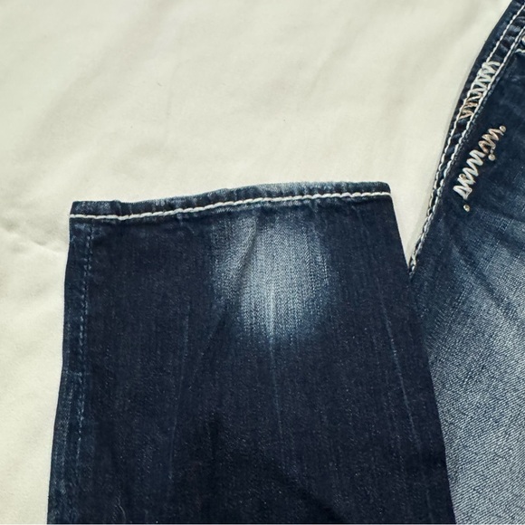 Rock Revival Dark Blue Jeans with Embroidered Pockets - Picture 13 of 13